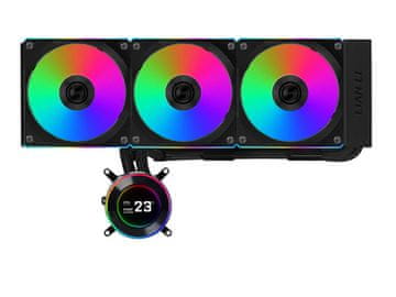 Lian Li Komplet za vodeno hlađenje AIO Liquid Cooler Lian Li HydroShift II LCD-C 360CL, crni