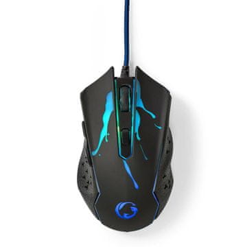 Nedis Nedis GMWD210BK gaming miš 3600DPI 6 GUM