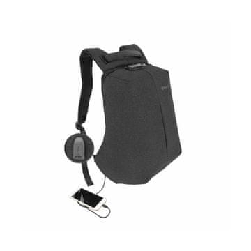 MojPlanet TELLUR V2 ruksak za prijenosno računalo 15,6", USB, crni