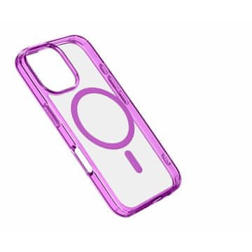 CellularLine CellularLine Iconic Mag maskica - iPhone 16 Pro, ružičasta