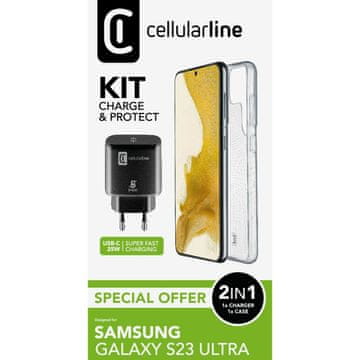 CellularLine Set dodatne opreme CellularLine, Samsung S23 Ultra
