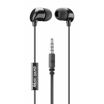 MUSICSOUND MUSICSOUND COLOR IN-EAR slušalice s mikrofonom univerzalne, crne