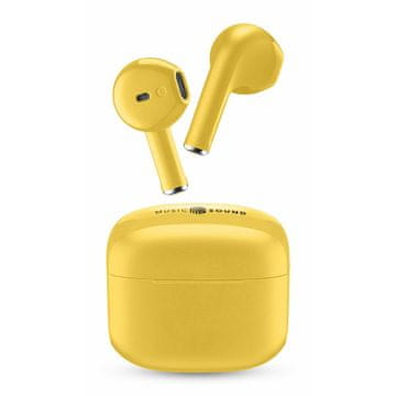 MUSICSOUND Music Sound SWAG, Bluetooth TWS slušalice, žute