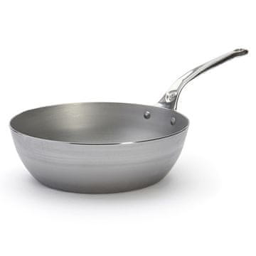 de Buyer Čelična tava de Kupac 5684.28, MINERAL B PRO, duboka, ručka od nehrđajućeg čelika, 28 cm