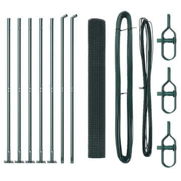 Vidaxl Stup za ogradu Zelena