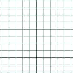 Vidaxl Stup za ogradu Zelena 10 x 1,6 m (25 x 25 mm mreža) Čelik i PVC