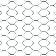 Vidaxl Stup za ogradu Zelena 10 x 1,6 m (mreža 36 mm) Čelik i PVC