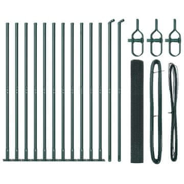 Vidaxl Stup za ogradu Zelena