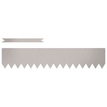 Vidaxl Ograda oko Travnjaka 30 pcs Smeđa 100 x 0.05 x 20 cm