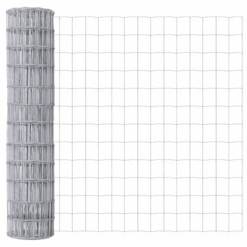 Vidaxl Euro ograda 1 x 10 m Željezo prekriveno PVC-om