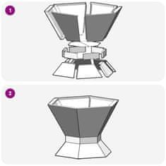 Vidaxl Kamin Crna 50 x 50 x 40 cm Čelik