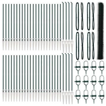 Vidaxl Stup za ogradu Zelena