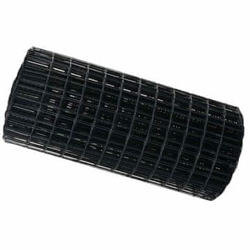 Vidaxl Euro ograda Siva 0,4 x 50 m Željezo prekriveno PVC-om