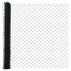 Vidaxl Stup za ogradu Zelena 10 x 1,6 m (mreža 50 mm) Čelik i PVC