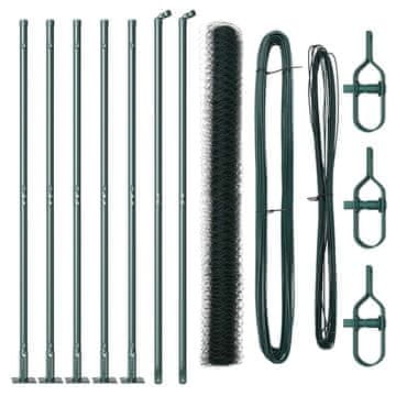 Vidaxl Stup za ogradu Zelena