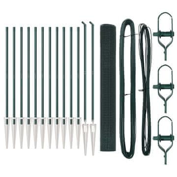 Vidaxl Stup za ogradu Zelena