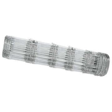 Vidaxl Ograda za pašnjake Srebrno