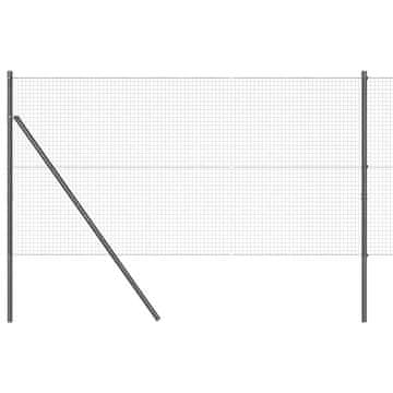 Vidaxl Stup za ogradu Siva