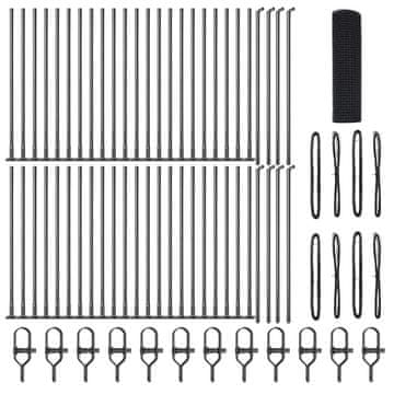 Vidaxl Stup za ogradu Siva