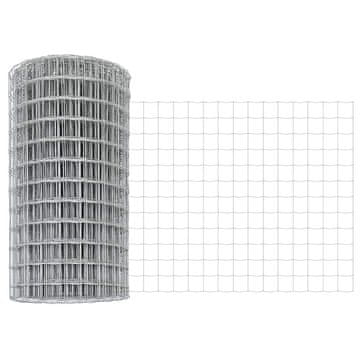 Vidaxl Euro ograda 0,6 x 10 m Željezo prekriveno PVC-om