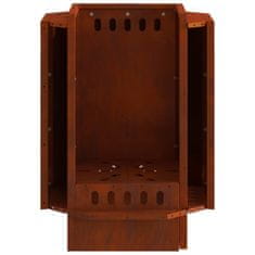 Vidaxl Oganj bez dima Smeđa 38 x 38 x 51 cm