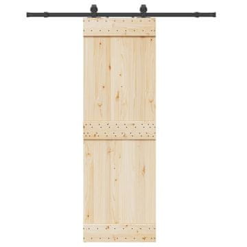 Vidaxl Sustav za ugradnju kliznih vrata 183 cm Čelik Crni