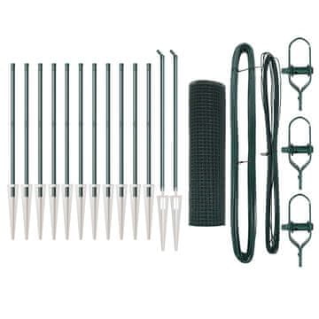 Vidaxl Stup za ogradu Zelena