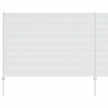 Vidaxl Ograda s postovima Srebrna