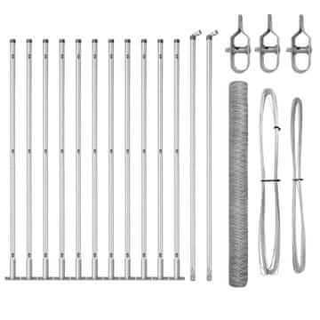 Vidaxl Stup za ogradu Srebrna