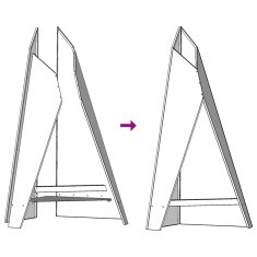 Vidaxl Kamin Crna 58 x 40 x 100 cm Čelik