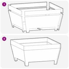 Vidaxl Kamin Crna 50 x 50 x 38 cm Čelik