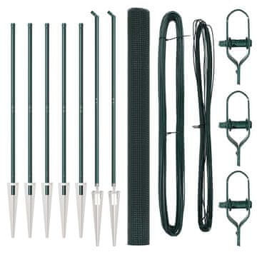 Vidaxl Stup za ogradu Zelena