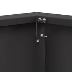 Vidaxl Kamin Crna 100 x 100 x 28 cm Čelik