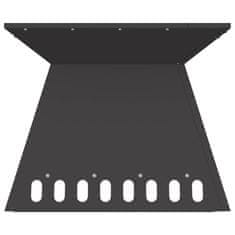 Vidaxl Kamin Crna 48 x 48 x 40 cm Čelik