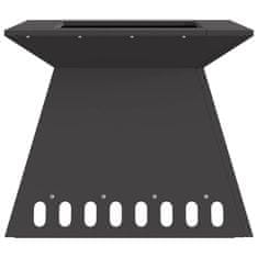 Vidaxl Kamin Crna 48 x 48 x 40 cm Čelik