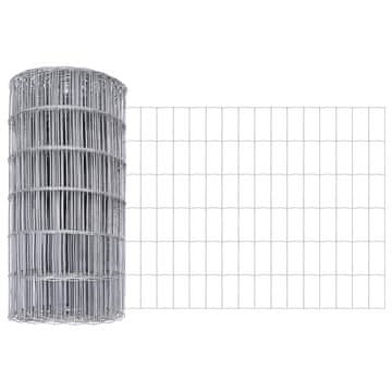 Vidaxl Euro ograda 0,6 x 25 m Željezo prekriveno PVC-om