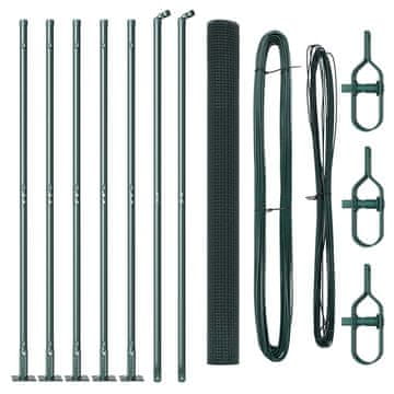 Vidaxl Stup za ogradu Zelena