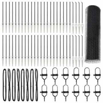 Vidaxl Stup za ogradu Siva