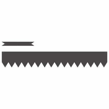 Vidaxl Ograda oko Travnjaka 10 pcs Crna 100 x 0.05 x 20 cm