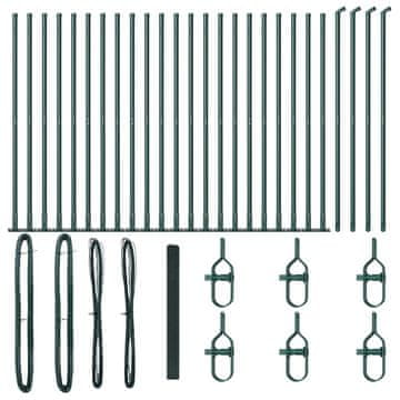 Vidaxl Stup za ogradu Zelena