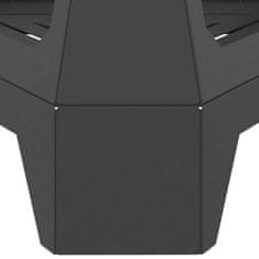 Vidaxl Kamin Crna 50 x 43 x 52 cm Čelik