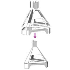 Vidaxl Kamin Crna 50 x 43 x 52 cm Čelik