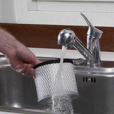 Izdržljiv INOX spremnik i HEPA filter