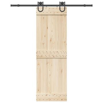 Vidaxl Sustav za ugradnju kliznih vrata 183 cm Čelik Crni