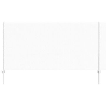 Vidaxl Ograda s postovima Srebrna