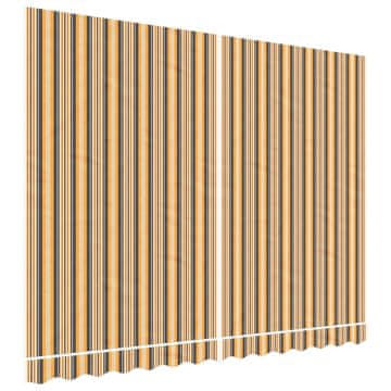 Vidaxl Zamjenska tkanina za tendu raznobojna prugasta 3,5x2,5 m