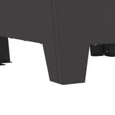 Vidaxl Kamin Crna 50 x 50 x 38 cm Čelik