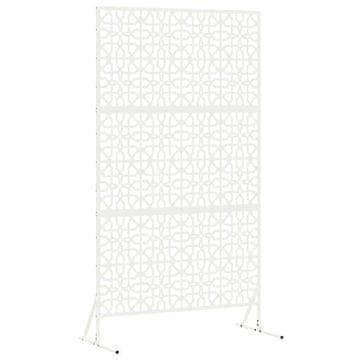 Vidaxl Zaslon za privatnost Bijelo 100 x 50 x 180 cm Čelik