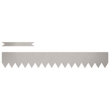 Vidaxl Ograda oko Travnjaka 20 pcs Smeđa 100 x 0.05 x 20 cm