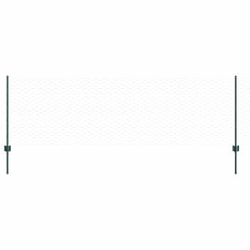 Vidaxl Ograda s postovima Zelena